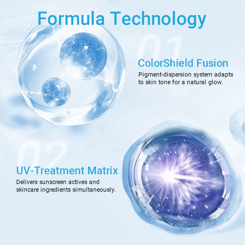 private label 3 in 1 sunscreen cream 50+ spf